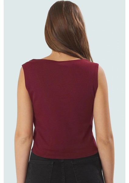 Kolsuz Bluz Yazlık Casual Fitted Interlok Örme Kumaş Özenle Seçilmiş Kaliteli Işçilik modelleri