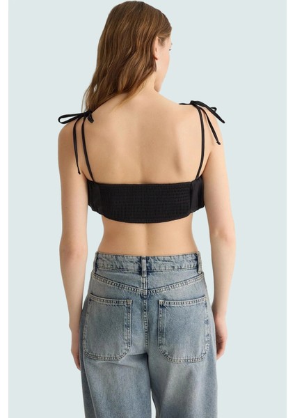 Super Crop Kolsuz Bluz %77 Polyester %23 Pamuk Dacron Kumaş Profesyonel Görünüm Kaliteli Işçilik modelleri