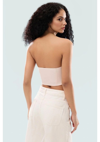 Polyester Elastan Crop Bluz Rahat Yazlık Casual Stil Profesyonel Görünüm Günlük Kullanım Için modelleri