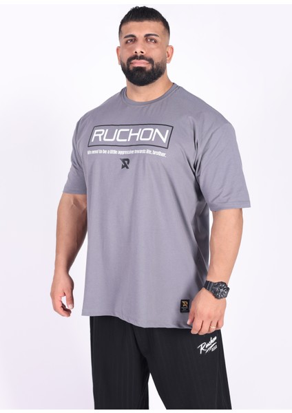 Fitsize - Aggressive Towards Erkek Dar Kesim Sporcu Tişört - Fitness & Antrenman Giyim - %100 Pamuklu Kumaş fırsatları
