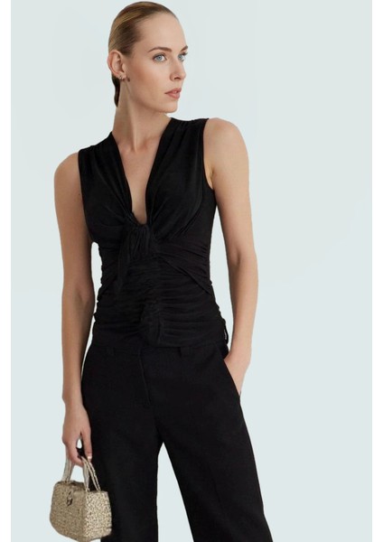 Yazlık Büstiyer Şık Rahat Polyester Elastan Kumaş Uzun Ömürlü Profesyonel Görünüm
