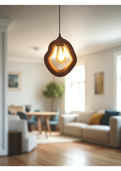 Bohem Beton Görünümlü Modern Minimalist Avize Ayarlı E27 Duy Salon Mutfak Yatak Odası Ofis Kafe fiyatları