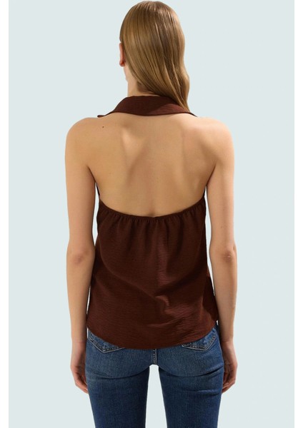 Yazlık Pamuklu Polyester Bluz Kolsuz Ceket Yaka Regular Kesim Profesyonel Görünüm modelleri