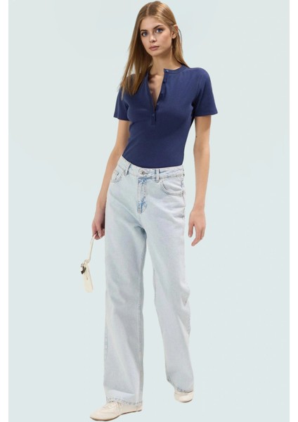 Yazlık Örme Bluz Rahat Şık Pamuklu Profesyonel Görünüm Kullanım