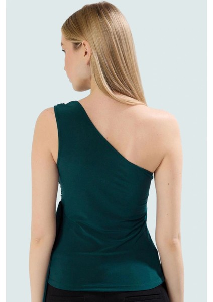 Polyester Elastan Yazlık Bluz Asimetrik Yaka Fitted Kalıp Regular Boy Özenle Seçilmiş modelleri