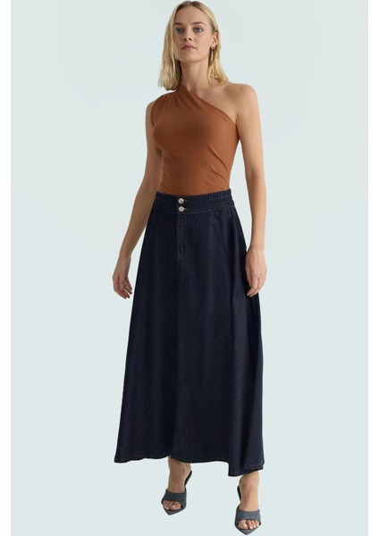 Rahat Pamuklu Bluz Asimetrik Yaka Fitted Kalıp Kolsuz Günlük Kullanım Mükemmel Uyum