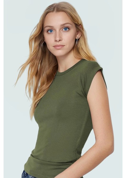 Yazlık Kolsuz Fitted Bluz %98 Viskoz %2 Elastan Nefes Alan Kumaş Günlük Kullanım Için fiyatları