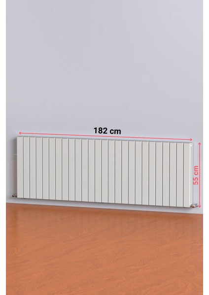 Argus Alüminyum Panel Radyatör 550 x 1820 (26 Dilim) Kırık Beyaz Petek fiyatları