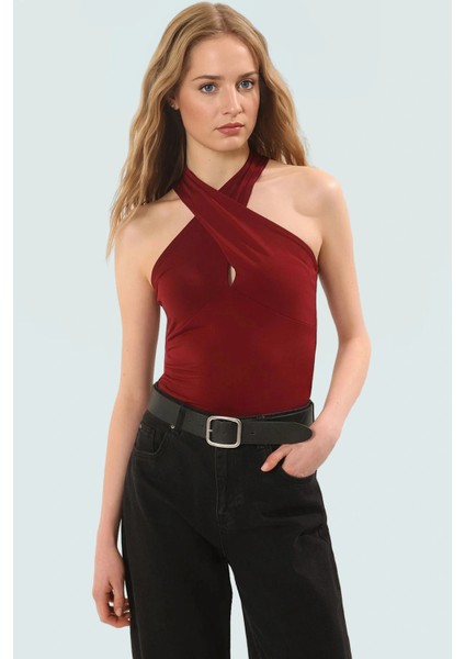 Yazlık Kolsuz Bluz Nefes Alan Sandy Kumaş Fitted Kesim Mükemmel Uyum Seçkin Malzeme