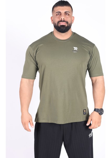 Fitsize - My Limits Erkek Dar Kesim Sporcu Tişört - Fitness & Antrenman Giyim - %100 Pamuklu Kumaş