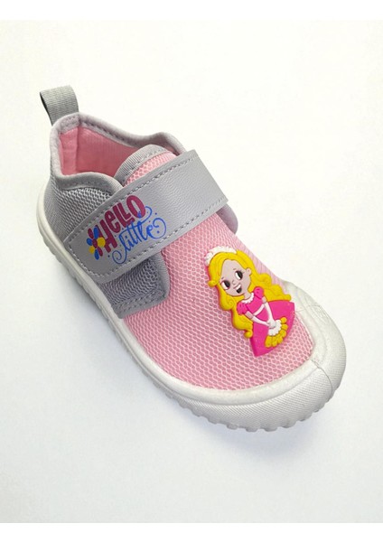 Yazlık Keten Tek Cırt Cırtlı Ayarlanabilir Yumuşak Rahat Taban Ev Okul Kreş Günlük Ayakkabı