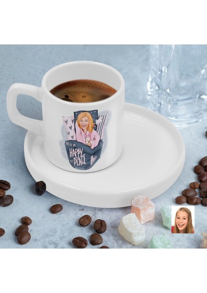 Kişiye Özel Kadın Karikatürlü Kahve Fincanı, Hediye Seçeneği