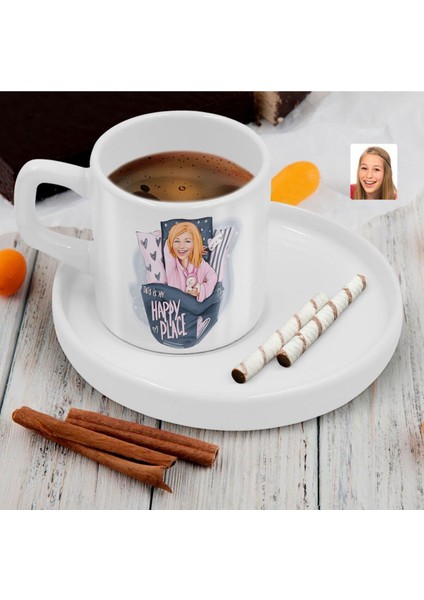 Kişiye Özel Kadın Karikatürlü Kahve Fincanı, Hediye Seçeneği fiyatları