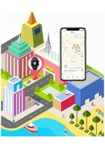 Mavi Akıllı Çocuk Saati, Konum Takipli, ve Sos Özellikleriyle Güvenli Kullanım indirimleri