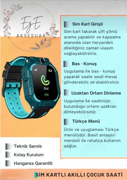 Yeşil Sim Kartlı Çocuk Akıllı Saat, Eğlenceli ve Güvenli Iletişim Için Ideal fiyatları