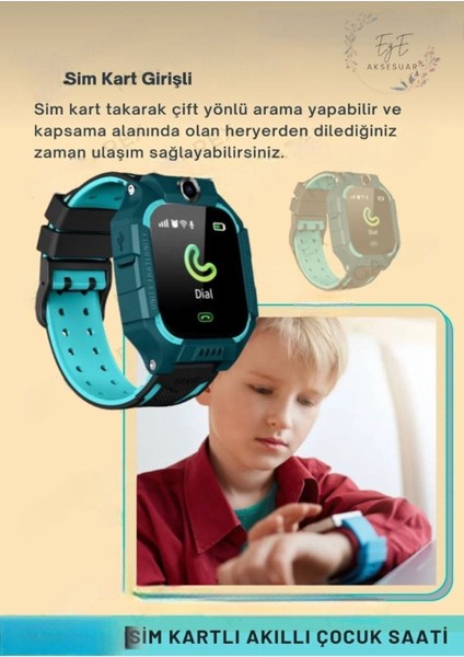 Yeşil Sim Kartlı Çocuk Akıllı Saat, Eğlenceli ve Güvenli Iletişim Için Ideal indirimleri