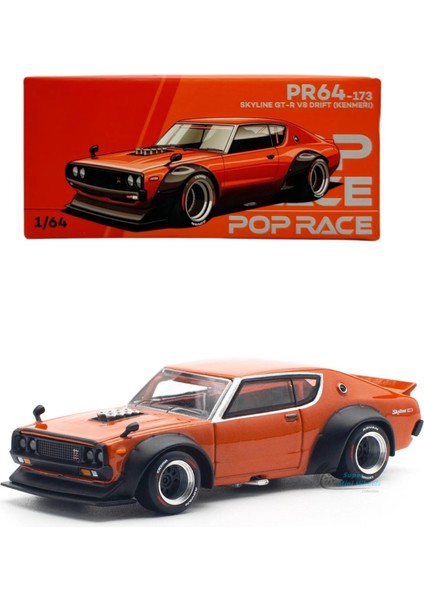 1/64 Nissan Skyline Gt-R V8 Drift (Kenmeri) PR64-173