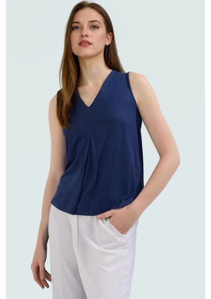 Regular Kalıp Kolsuz Modal Bluz Nefes Alan Rahat Uzun Ömürlü Seçkin Malzeme Modern Stil fiyatları