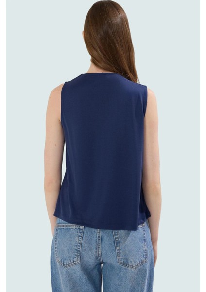 Regular Kalıp Kolsuz Modal Bluz Nefes Alan Rahat Uzun Ömürlü Seçkin Malzeme Modern Stil modelleri