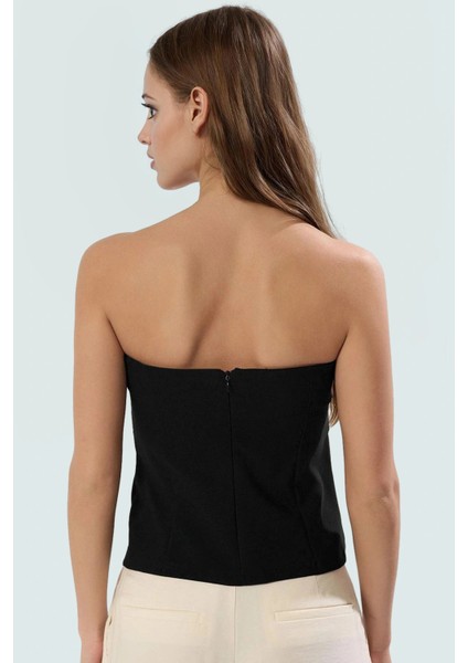 Dokuma Finike Kumaş Straplez Bluz Rahat ve Şık Yazlık Özenle Seçilmiş Kullanım modelleri