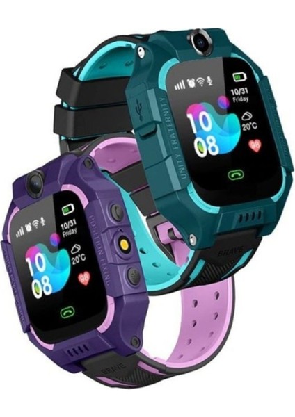 Koyu Yeşil Akıllı Çocuk Saati, ve Takip Özellikli, Güvenli ve Eğlenceli fiyatları