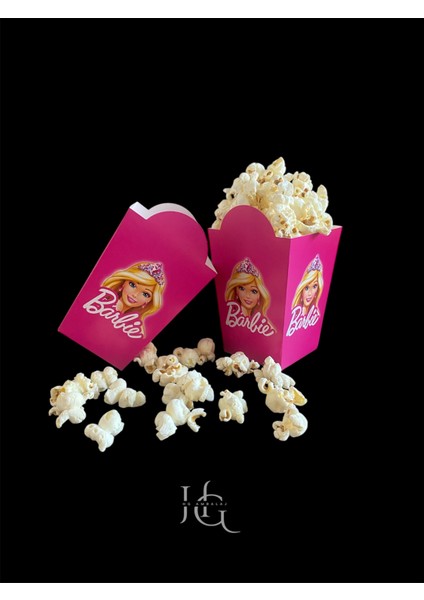 Popcorn Mısır Kutusu, Patlamış Mısır Kutusu , Küçük Boy, 8 Adet modelleri