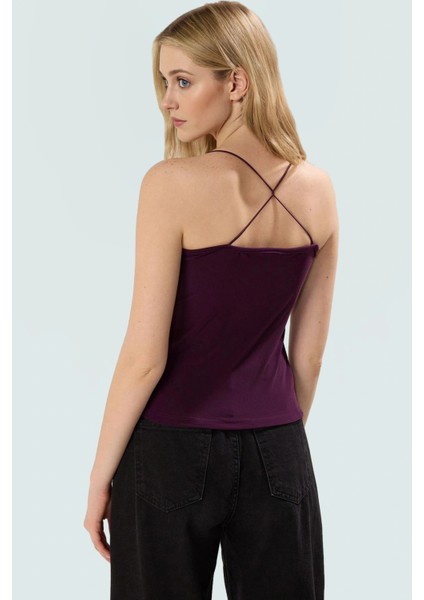 Yazlık Kolsuz Bluz Renk Havuz Yaka Örme Kumaş Basic Vücuda Oturan Şık Mükemmel Uyum modelleri