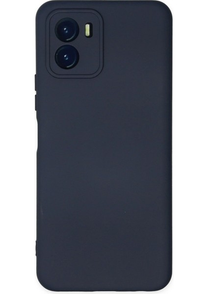 Vivo Y15S Kılıf Nano Içi Kadife Silikon - Lacivert Svlrs