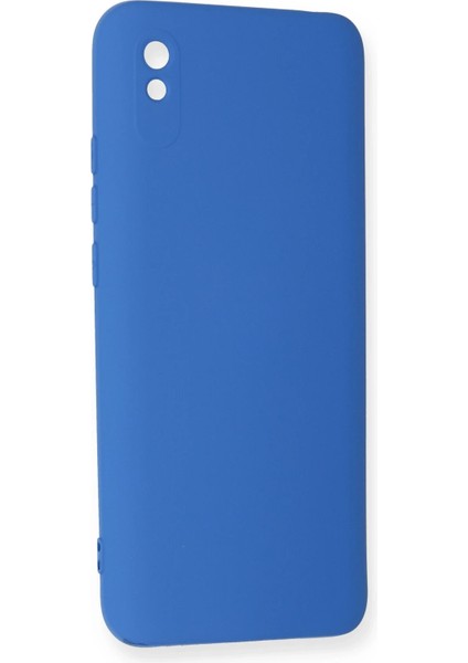 Xiaomi Redmi 9A Kılıf Nano Içi Kadife Silikon - Mavi Svlrs modelleri