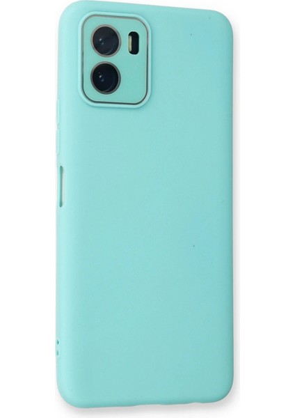 Vivo Y15S Kılıf Lansman Glass Kapak - Turkuaz Svlrs fiyatları