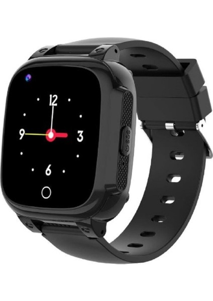 Çocuklar Için Kameralı Akıllı Saat, Sim Kartlı, Siyah, Güvenli ve Eğlenceli Kullanım