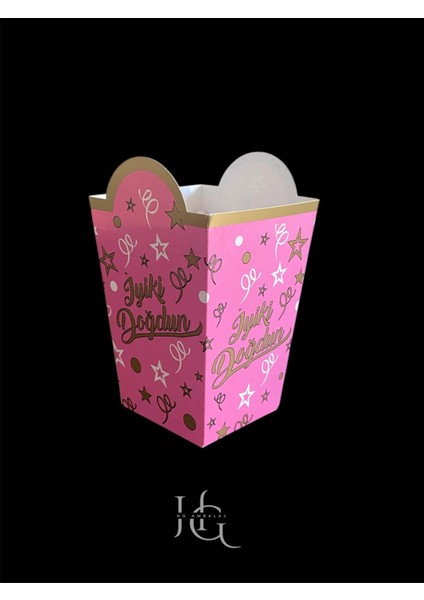 Iyiki Doğdun Temalı Popcorn Mısır Kutusu, Patlamış Mısır Kutusu , Küçük Boy, 8 Adet fiyatları