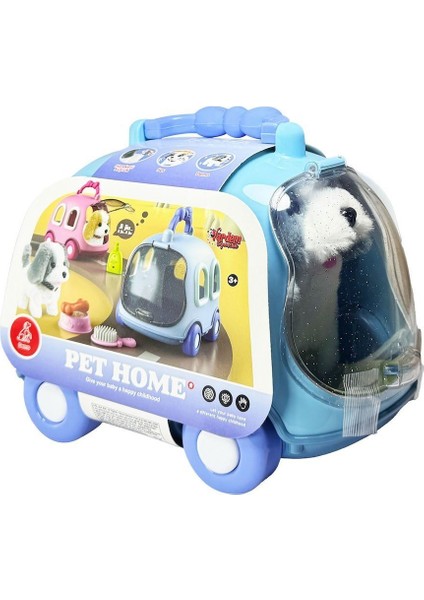 JND-6802 Taşıma Araba Çantalı Hareketli Pilli Köpek Set -Vardem Oyuncak fiyatları