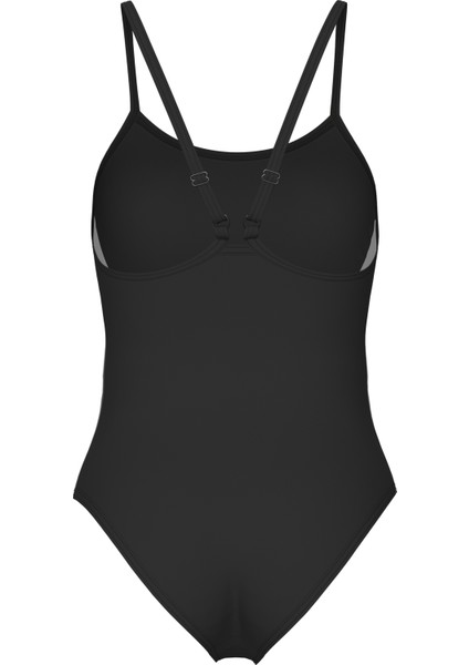 Women's Arena Mesh Panels Swımsuıt Closed Back Mayo