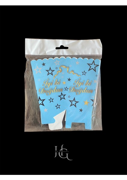 Iyiki Doğdun Temalı Popcorn Mısır Kutusu, Patlamış Mısır Kutusu , Küçük Boy, 8 Adet fırsatları