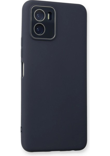 Vivo Y15S Kılıf Lansman Glass Kapak - Lacivert Svlrs modelleri