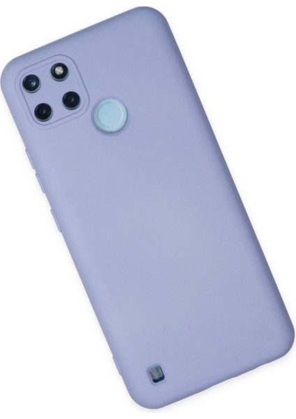 Realme C25Y Kılıf Nano Içi Kadife Silikon - Lila Svlrs fiyatları