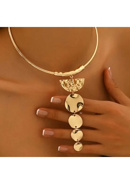 Altın Kaplama Uzun Choker