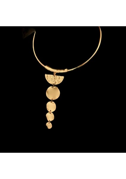 Altın Kaplama Uzun Choker