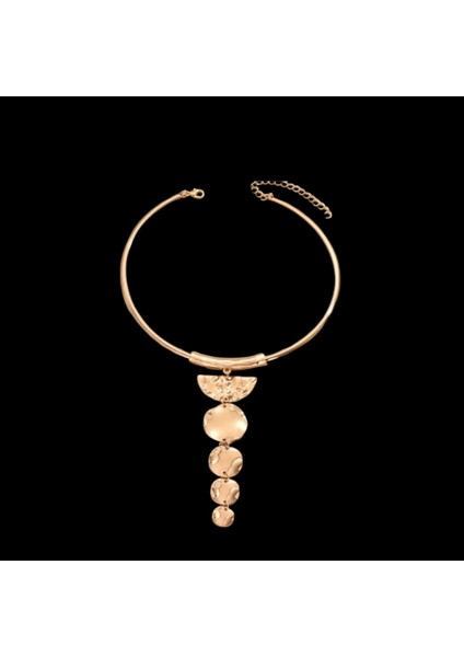 Altın Kaplama Uzun Choker