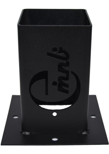 Siyah Mnbe Pergule Pergole ve Kamelya Taban Ayak Montaj Seti