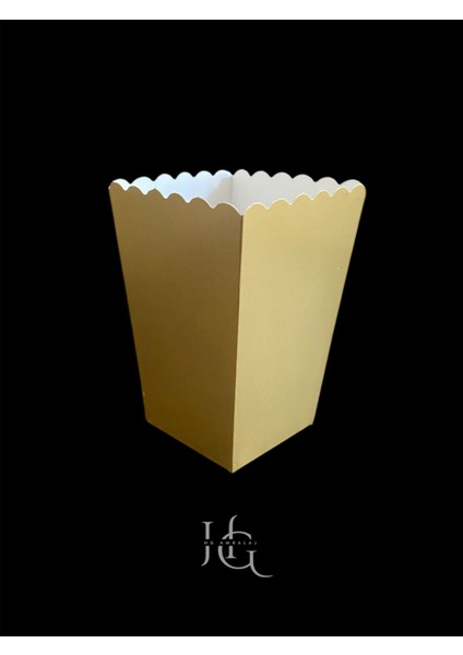 Popcorn Mısır Kutusu, Patlamış Mısır Kutusu , Küçük Boy, 8 Adet Gold modelleri