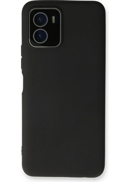 Vivo Y15S Kılıf Lansman Glass Kapak - Siyah Svlrs