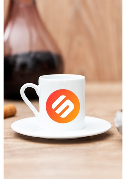 Beyaz Türk Kahvesi Fincanı, Şık Tasarım ve Kaliteli Porselen ile Günlük Keyfe Özel