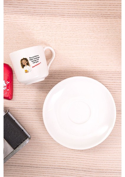 Şık Tasarımlı Porselen Türk Kahvesi Fincanı, Ruh Eşine Özel Hediye Alternatifi fiyatları