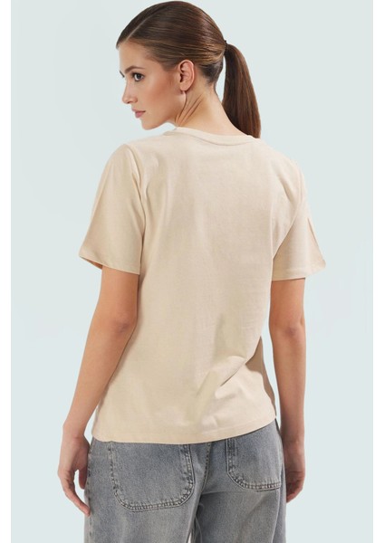 Pamuklu Bluz Regular Kalıp Bisiklet Yaka Örme Kumaş Günlük Kullanım Şık Görünüm modelleri