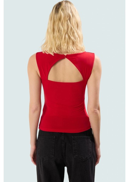 Basic Kare Yaka Bluz Polyester Örme Kumaş Fitted Yazlık Modern Stil Yüksek Kalite modelleri