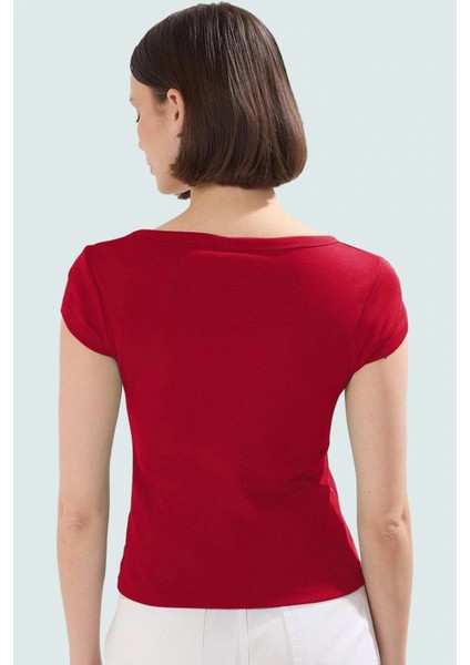 Vücuda Oturan Pamuklu Ribana Bluz Şık ve Rahat Yazlık Uzun Ömürlü Kullanım Trend Tasarım modelleri