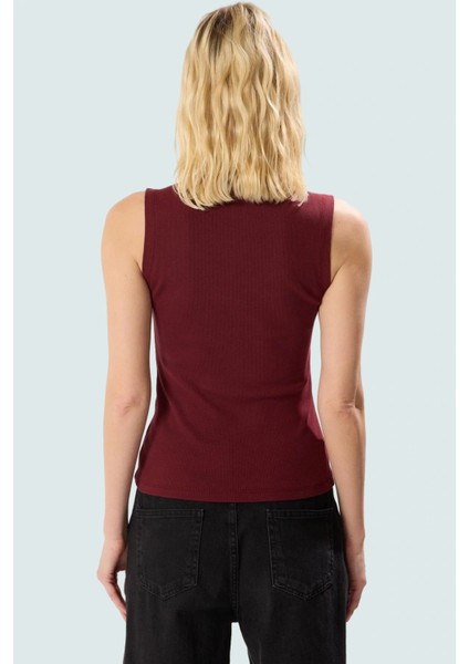 Modal Örme Bluz Dik Yaka Fitted Kolsuz Yazlık Günlük Stil Rahat Kullanım Özel Tasarım modelleri