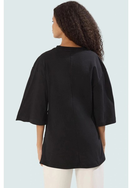 Yazlık Pamuklu Bluz Bisiklet Yaka Truvakar Kol Regular Kalıp Modern Stil Konforlu Kesim modelleri